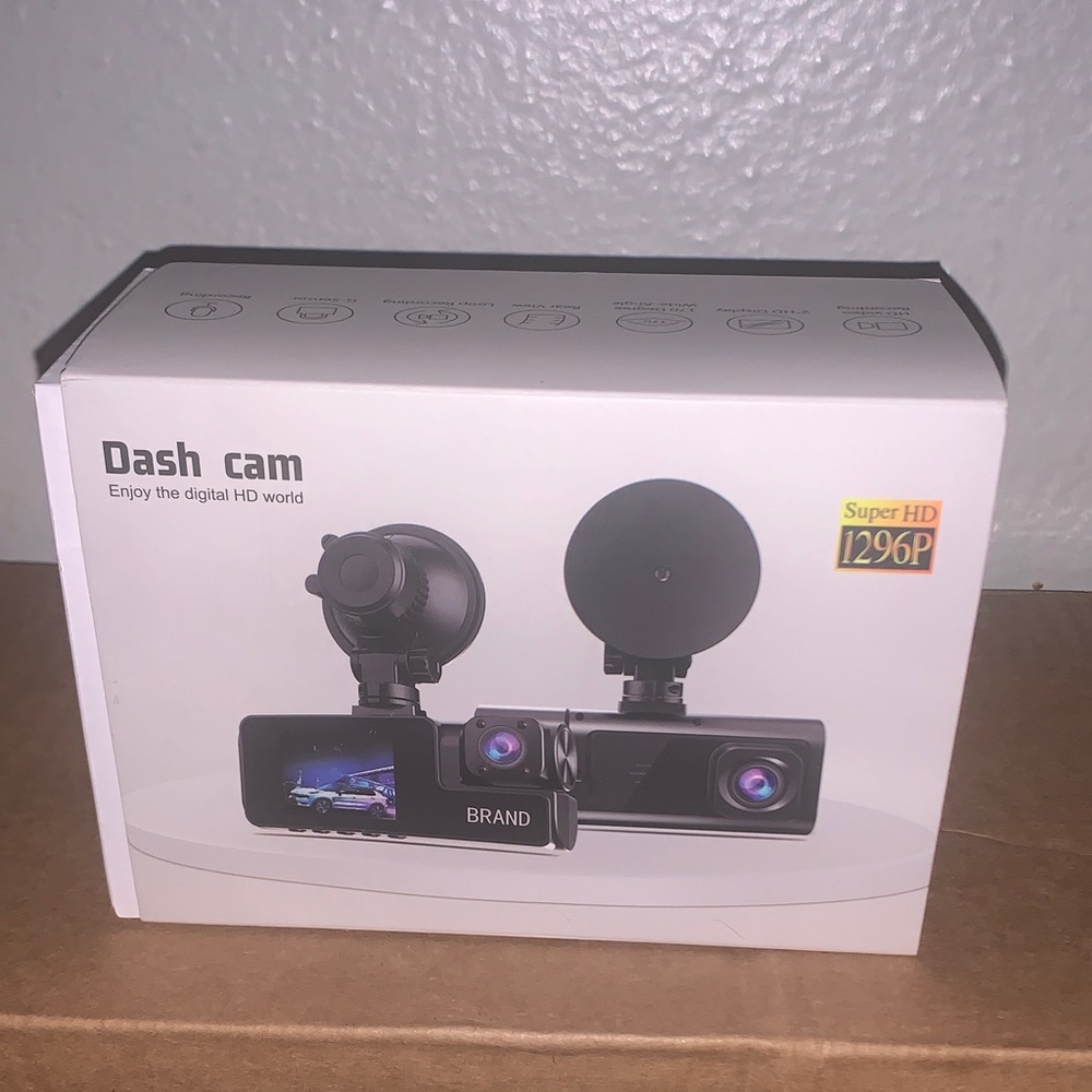Abrand Dual Lens Dash Cam - Black and Gray - Picture 2 of 8